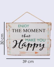 Wall Plaque, Wall Decor, White, MDF - MARKET 99