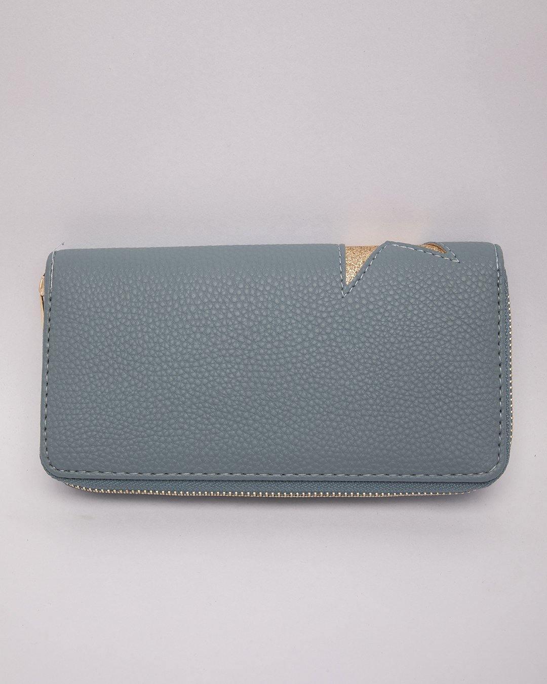 Wallet, Purse, Blue, Rexine - MARKET 99