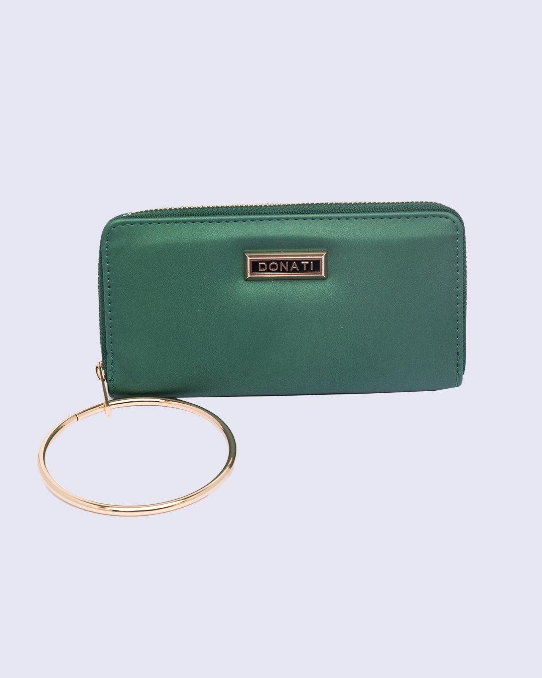 Wallet, Purse, for Women, Green, Rexine - MARKET 99