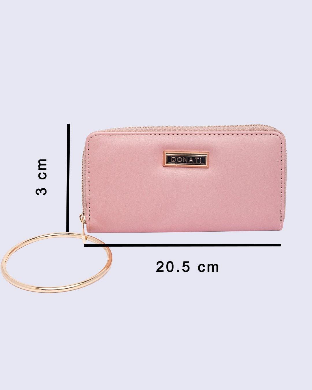 Wallet, Purse, for Women, Pink, Rexine - MARKET 99