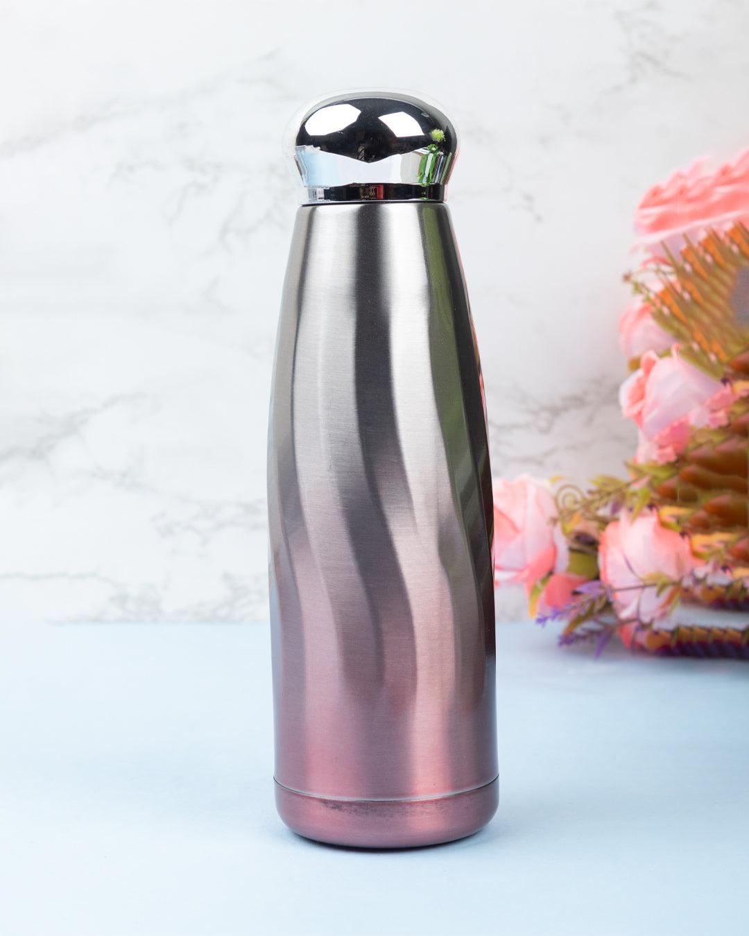 Water Bottle, Temperature Retention, Copper, Stainless Steel, 350ML - MARKET 99