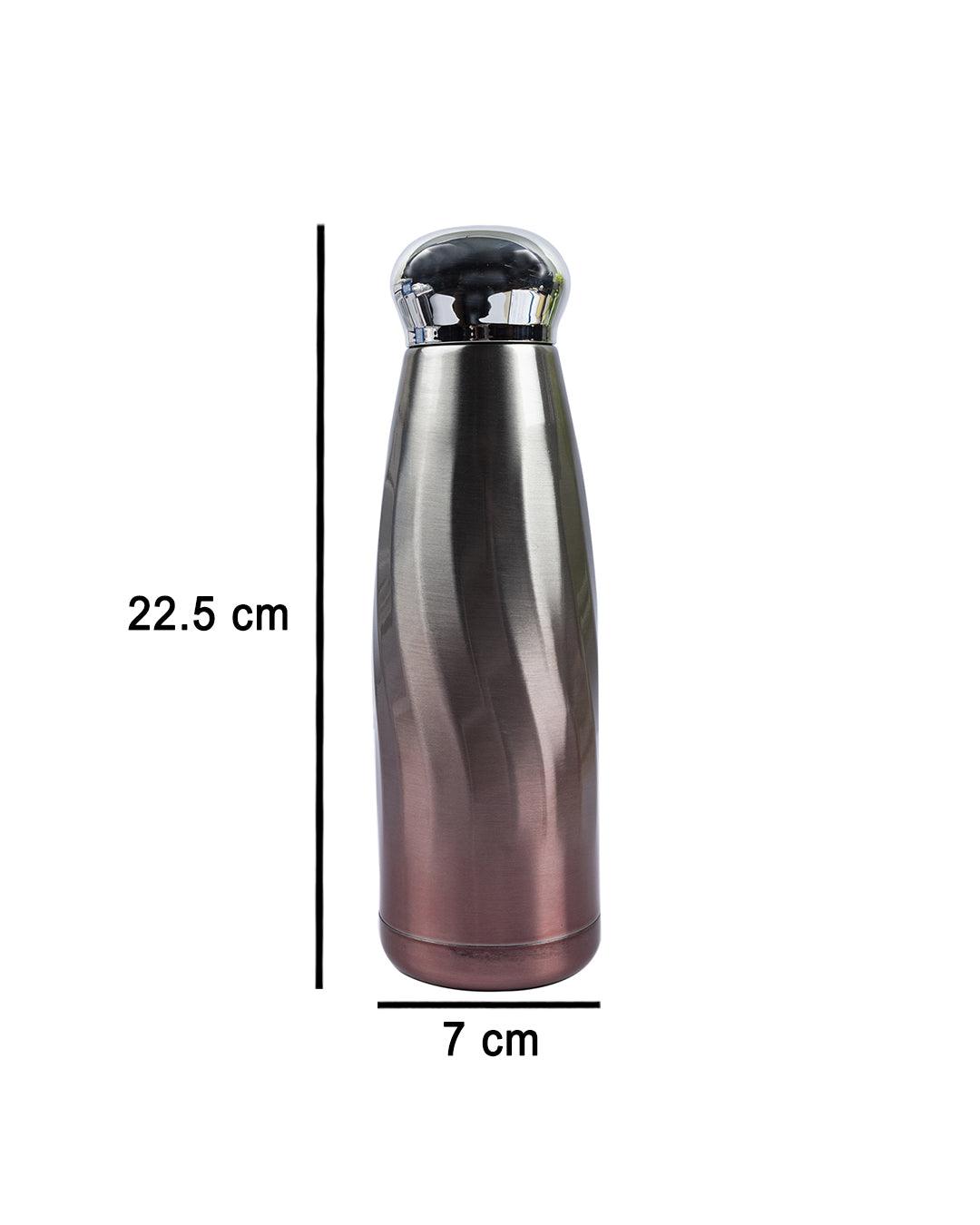 Water Bottle, Temperature Retention, Copper, Stainless Steel, 350ML - MARKET 99