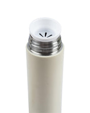 Water Bottle, Temperature Retention, Ivory, Stainless Steel, 250 mL - MARKET 99