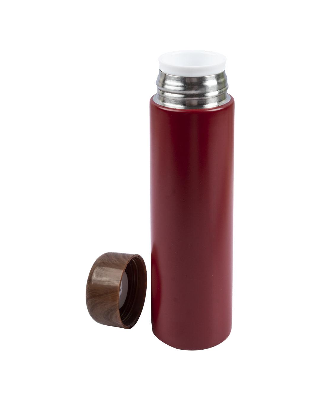 Water Bottle, Temperature Retention, Red, Stainless Steel, 250ML - MARKET 99