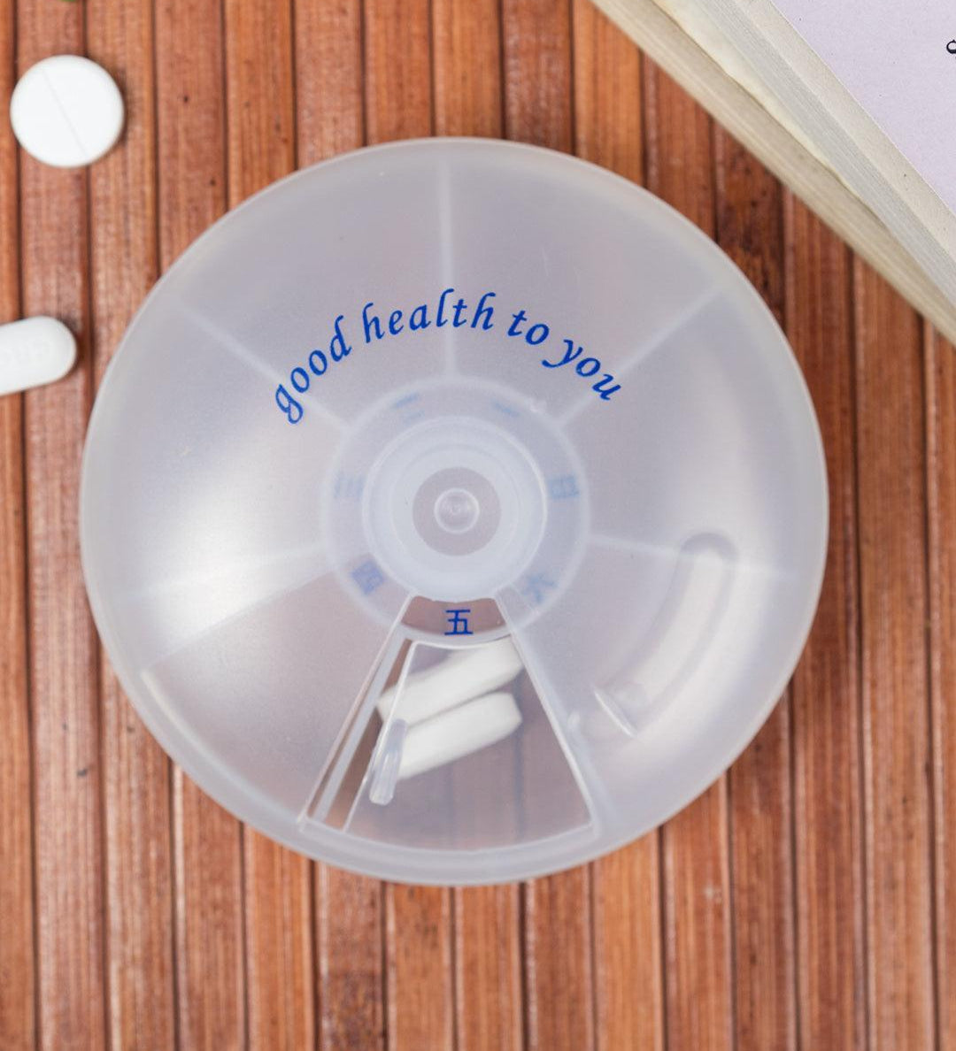 Weekly Pills Organiser Box - White