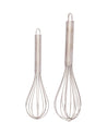 Whisk, Silver, Stainless Steel, Set of 2 - MARKET 99