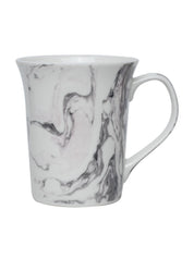 White Coffee Mug - 380 Ml, Marble Finish - MARKET 99