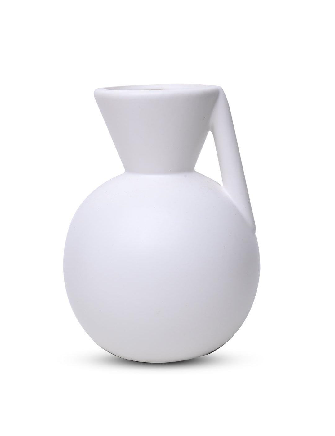 White Decorative Vase - MARKET 99