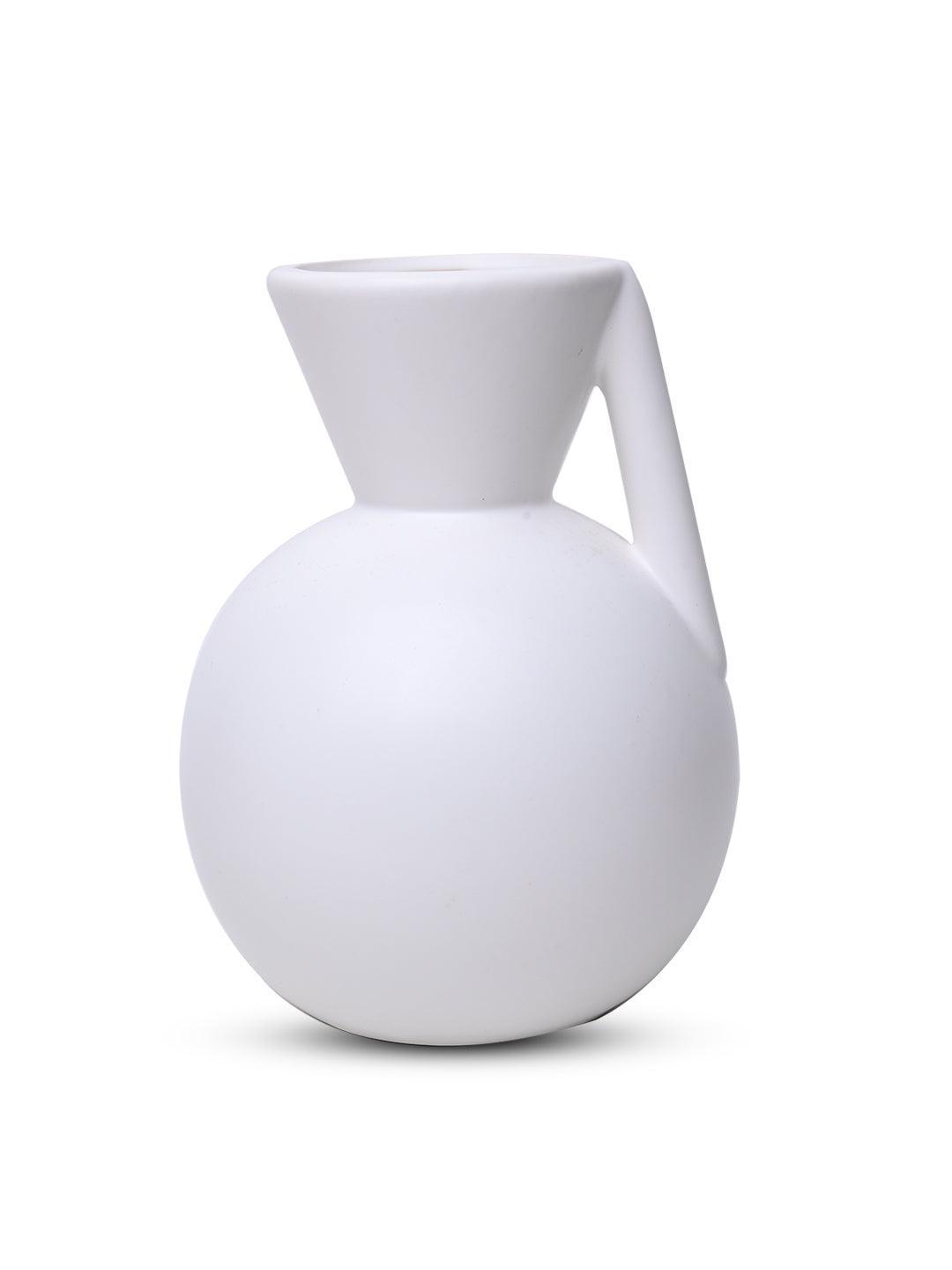 White Decorative Vase - MARKET 99