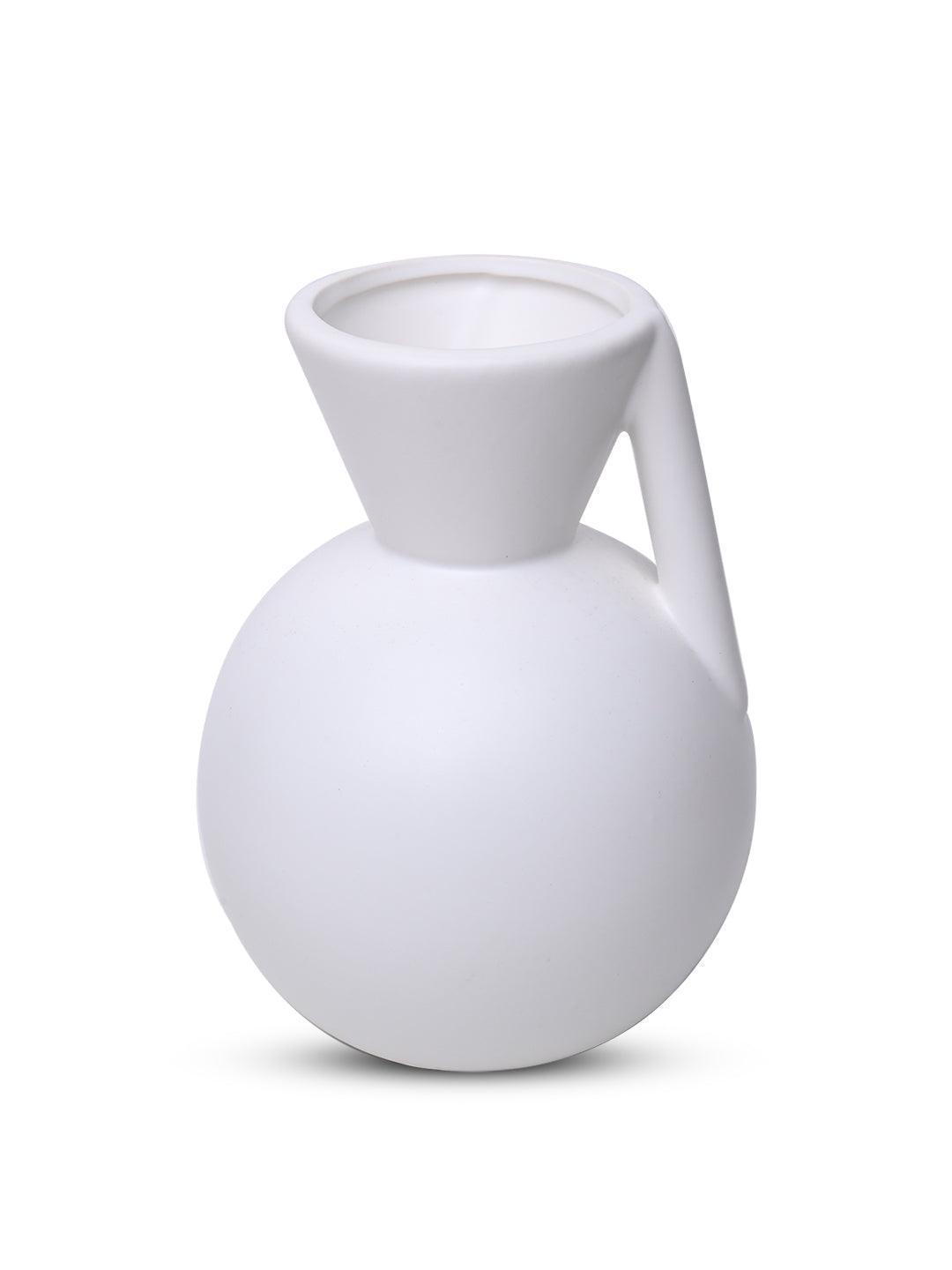 White Decorative Vase - MARKET 99