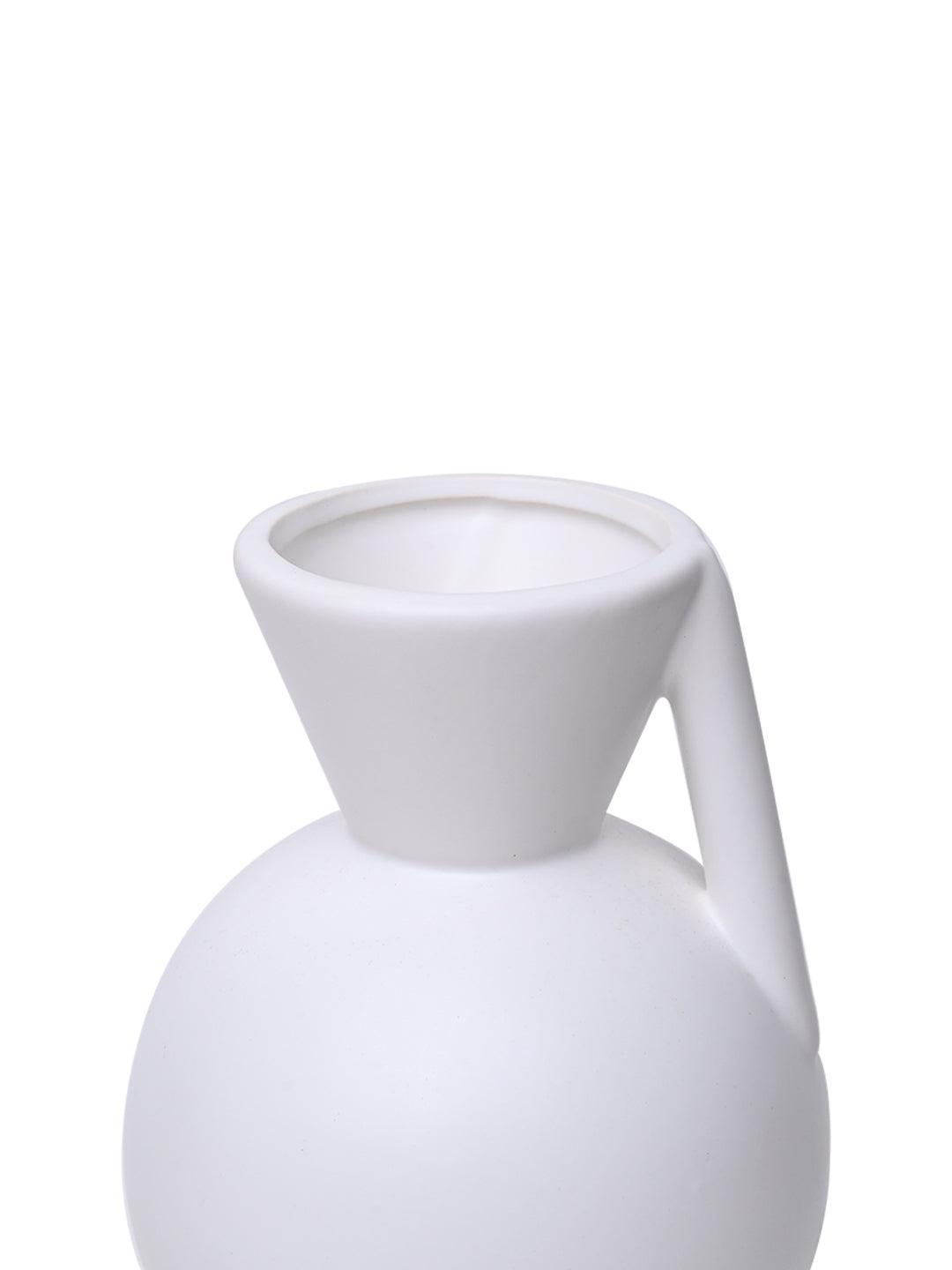 White Decorative Vase - MARKET 99