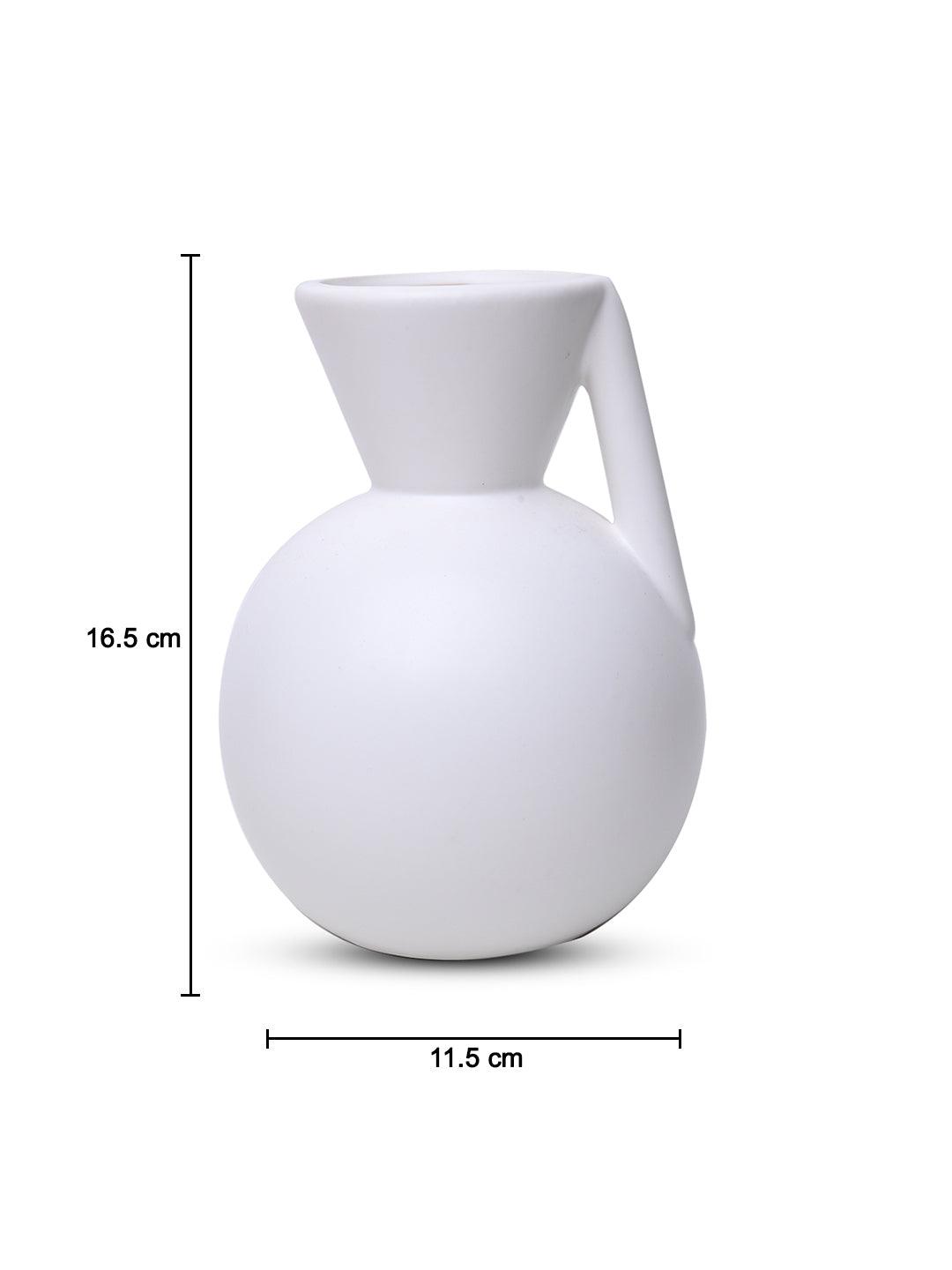 White Decorative Vase - MARKET 99