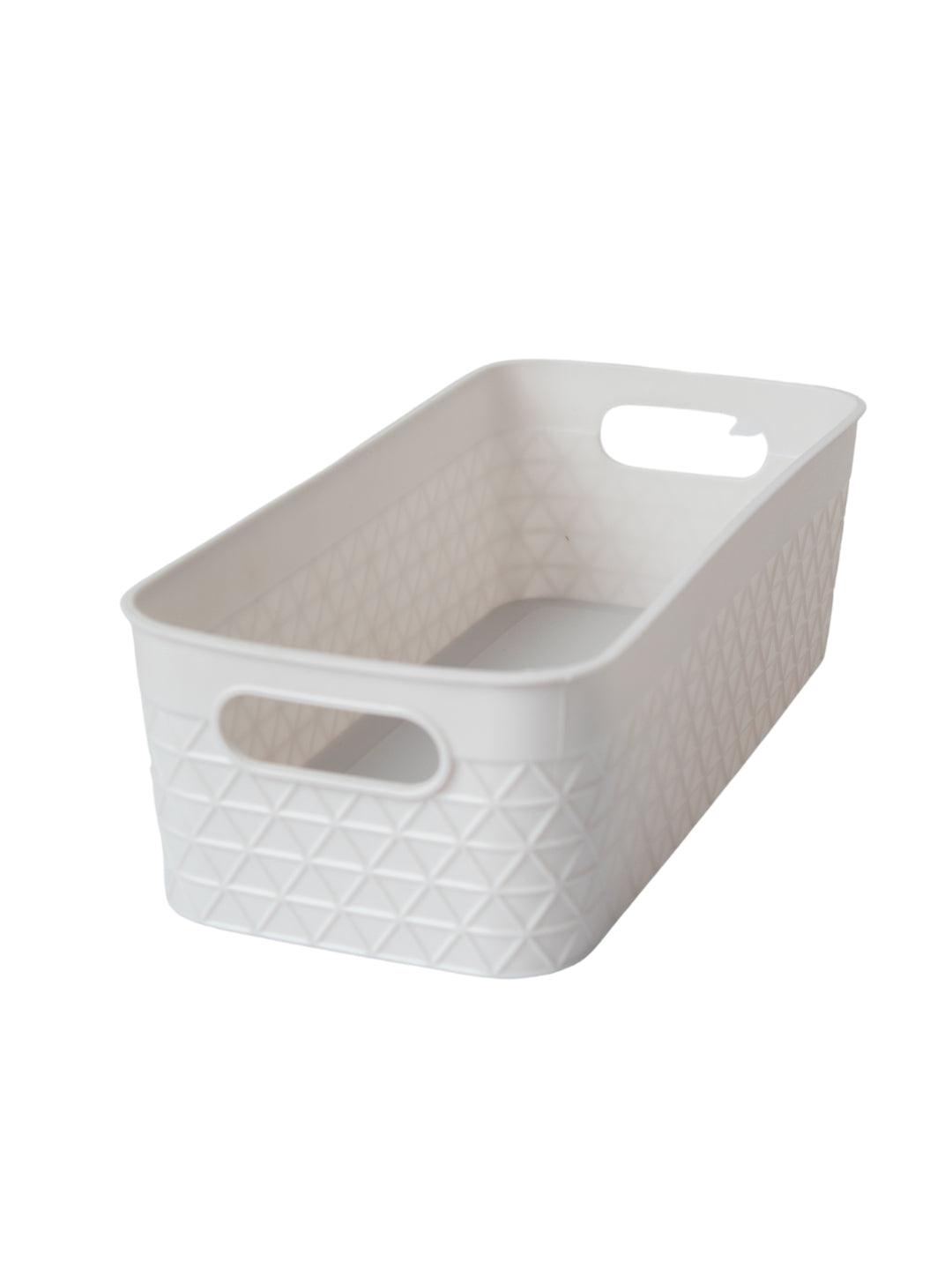 White Multipurpose Storage Basket