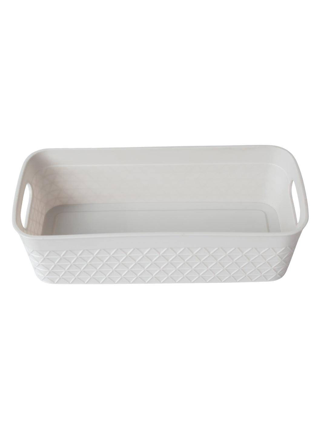 White Multipurpose Storage Basket