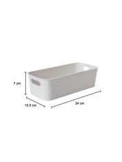 White Multipurpose Storage Basket