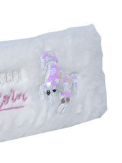 White Pencil Pouch - Fur - MARKET 99