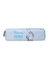 White Unicorn Cute Pencil Pouch - MARKET 99