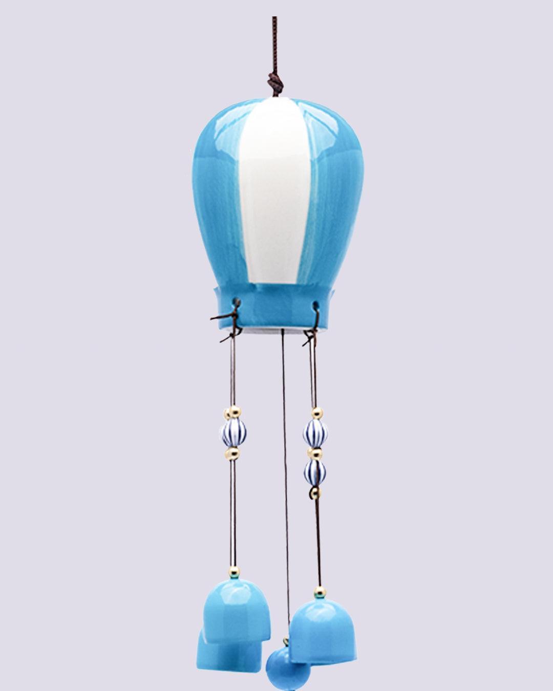 Wind Chimes, Soothing Sound, For Home & Office, Decorative Item, Blue, Iron - MARKET 99