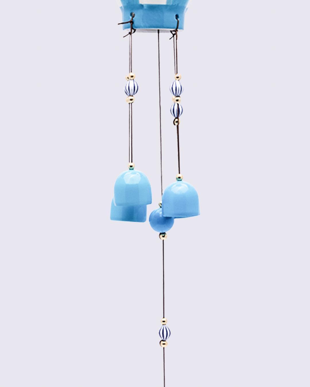 Wind Chimes, Soothing Sound, For Home & Office, Decorative Item, Blue, Iron - MARKET 99