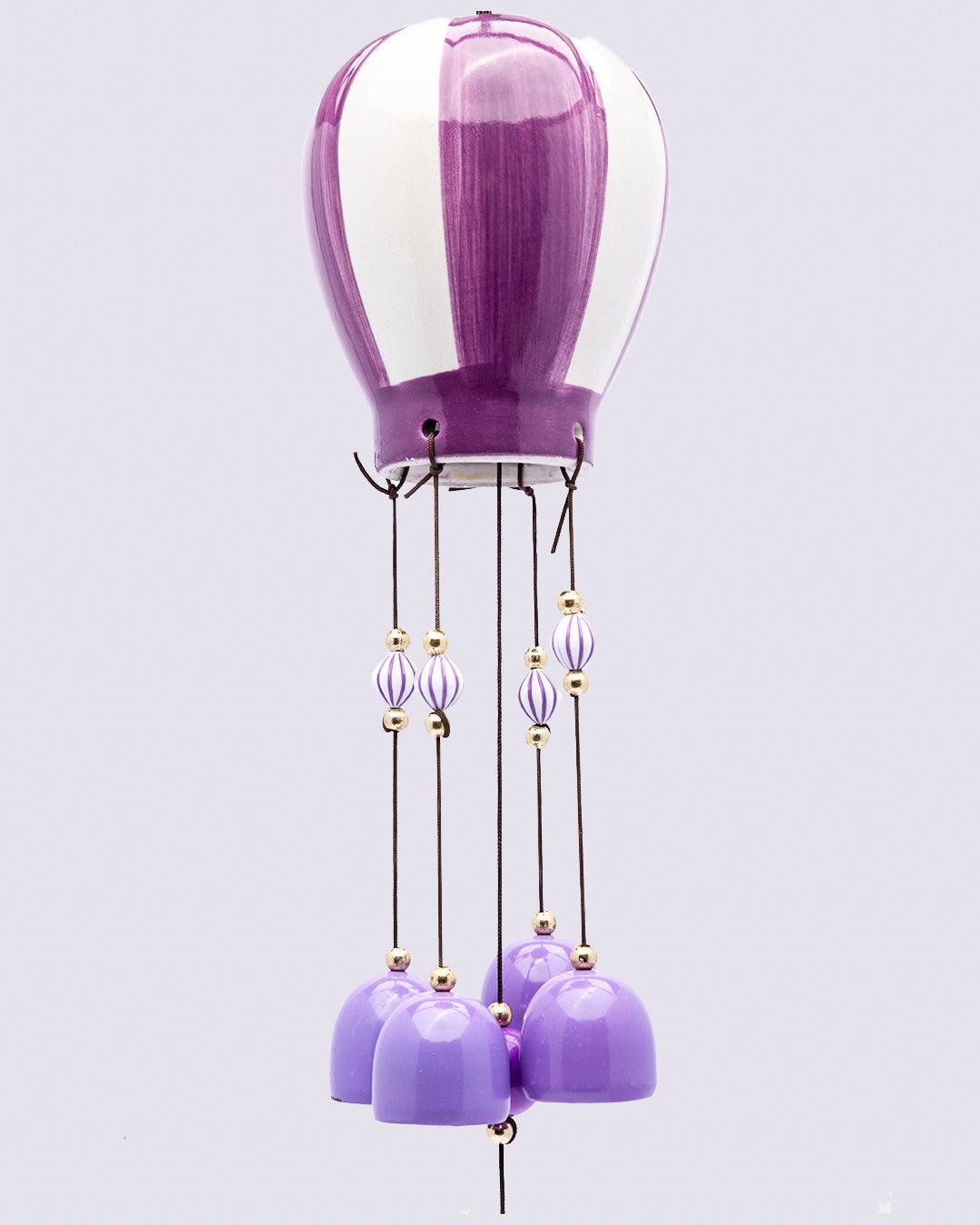 Wind Chimes, Soothing Sound, For Home & Office, Decorative Item, Purple, Iron - MARKET 99