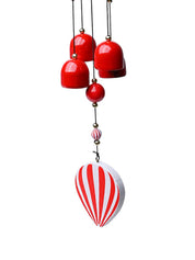 Wind Chimes, Soothing Sound, For Home & Office, Decorative Item, Red, Iron - MARKET 99