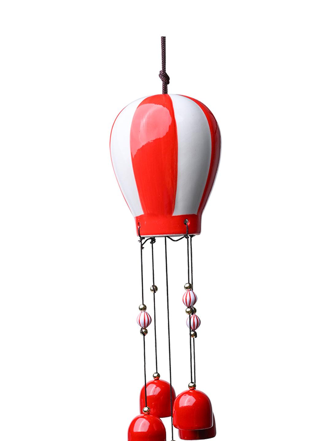 Wind Chimes, Soothing Sound, For Home & Office, Decorative Item, Red, Iron - MARKET 99