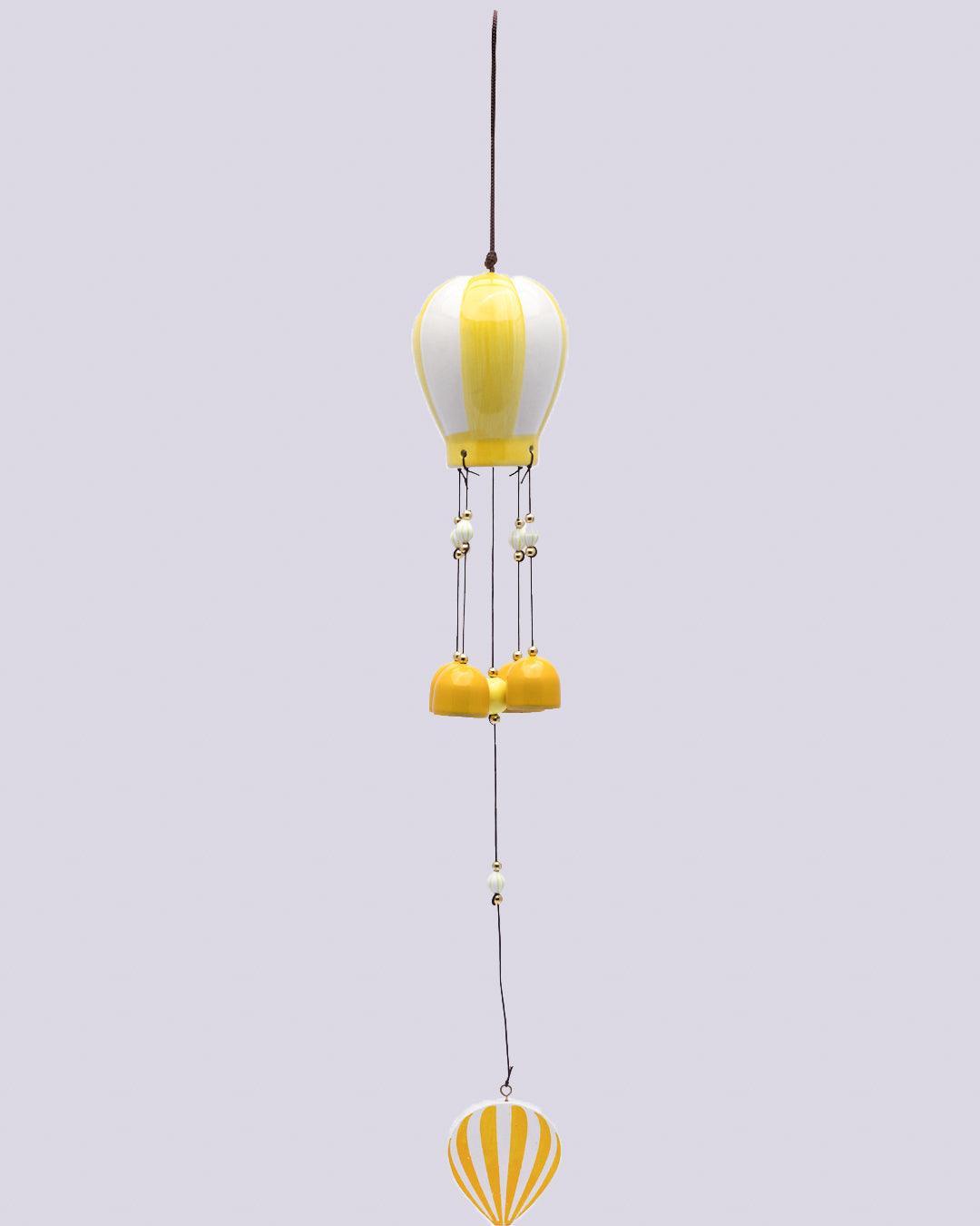 Wind Chimes, Soothing Sound, For Home & Office, Decorative Item, Yellow, Iron - MARKET 99