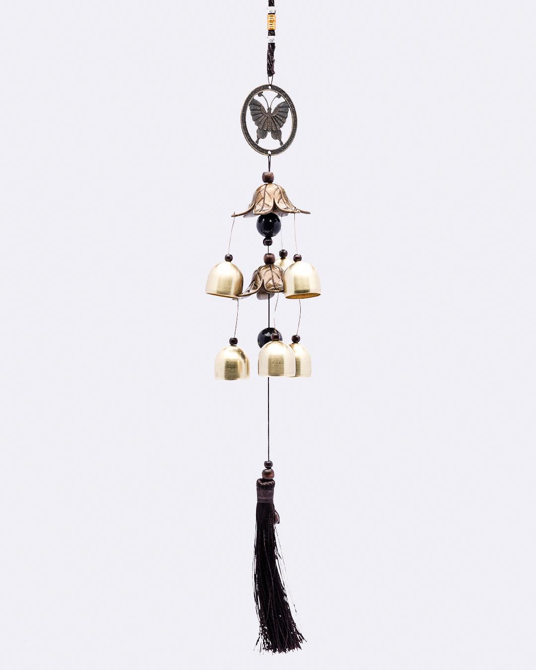 Wind Chimes, Soothing Sound, for Indoor & Outdoor Décor, Multicolour, Iron - MARKET 99