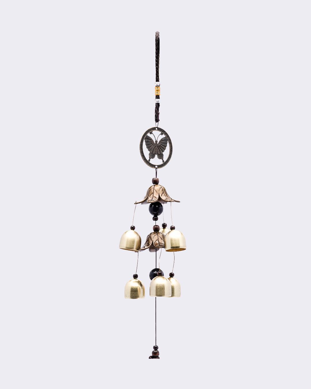 Wind Chimes, Soothing Sound, for Indoor & Outdoor Décor, Multicolour, Iron - MARKET 99