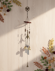 Wind Chimes, Soothing Sound, for Indoor & Outdoor Décor, Silver, Aluminium