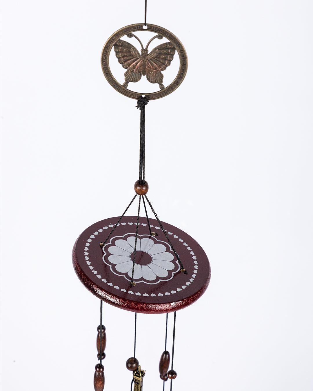 Wind Chimes, Soothing Sound, for Indoor & Outdoor Décor, Silver, Aluminium - MARKET 99