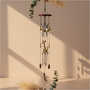 Wind Chimes, Soothing Sound, for Indoor & Outdoor Décor, Silver, Aluminium