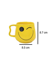 'Winking Face Emoji' Tea & Coffee Mug in Ceramic ( 530 mL, Microwave Safe) - MARKET 99