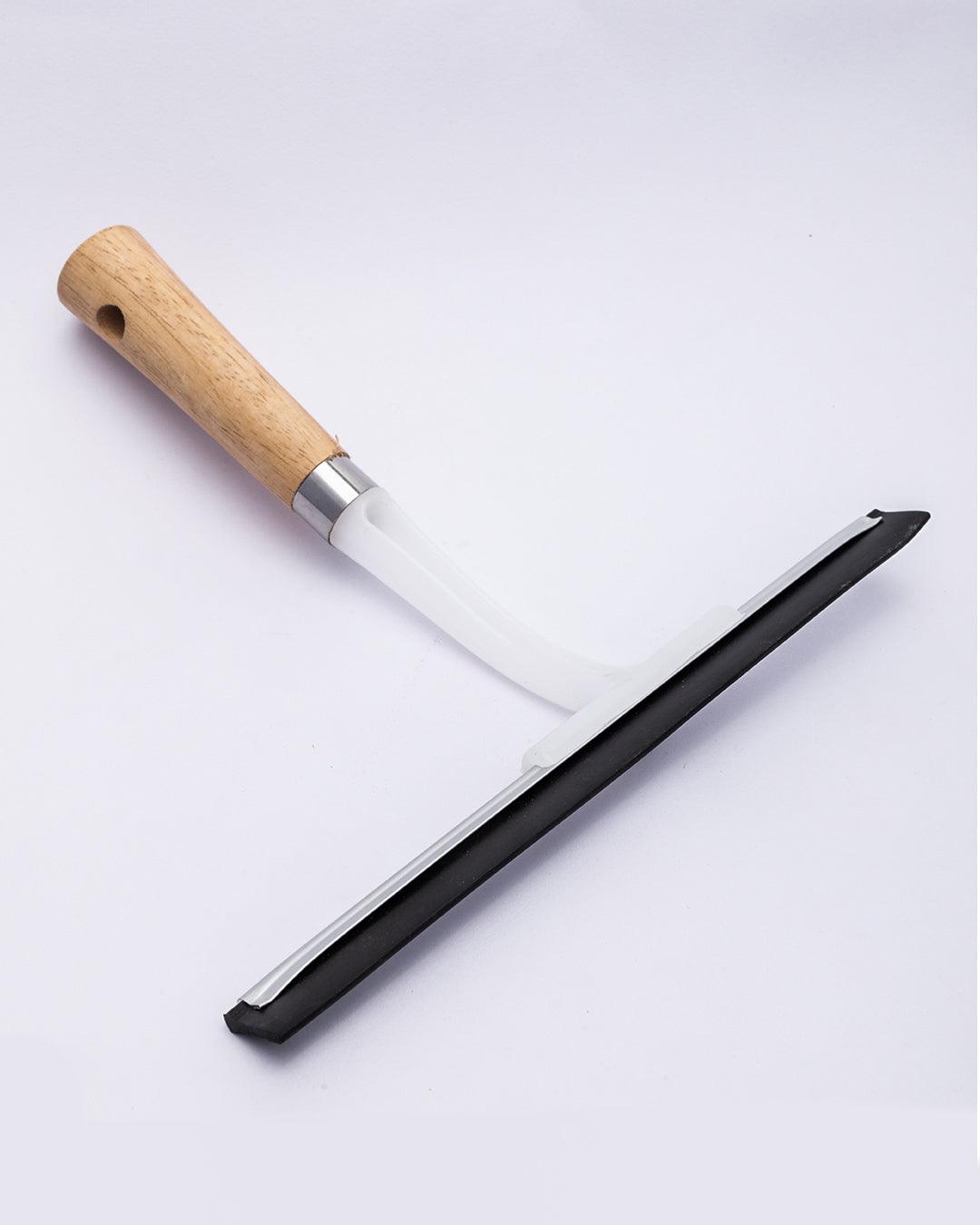 Wiper, for Cleaning Windows, Glasses & Car, Natural Wood Colour, Aluminium - MARKET 99