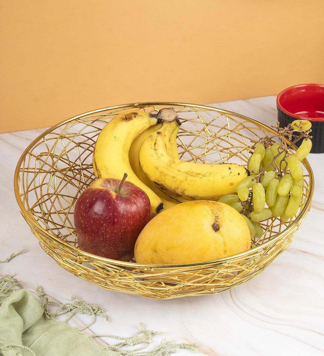 Diwali Decoration Item MESH WIRE BOWL