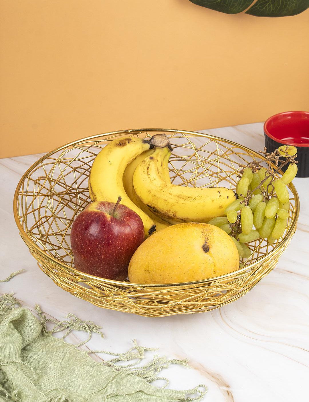 Diwali Decoration Item MESH WIRE BOWL