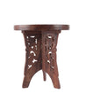 'WOOD CARVING' Handcrafts Small Coffee Table in Sheesham Wood - MARKET 99