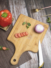 Wooden Chopping Board, Brown, Bamboo - MARKET 99