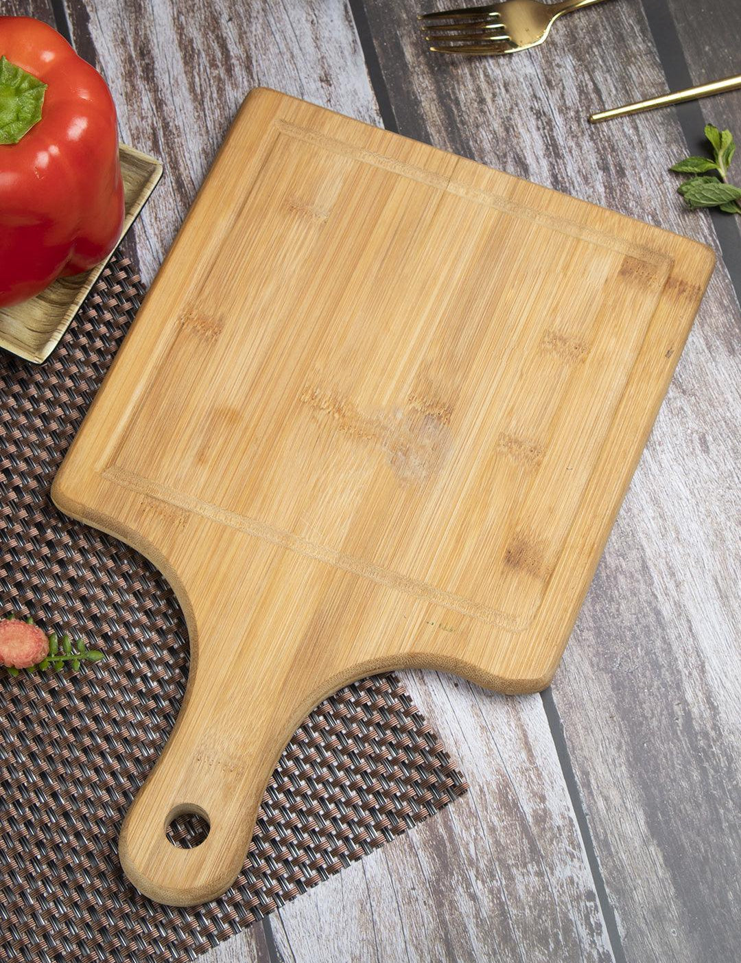 Wooden Chopping Board, Brown, Bamboo - MARKET 99