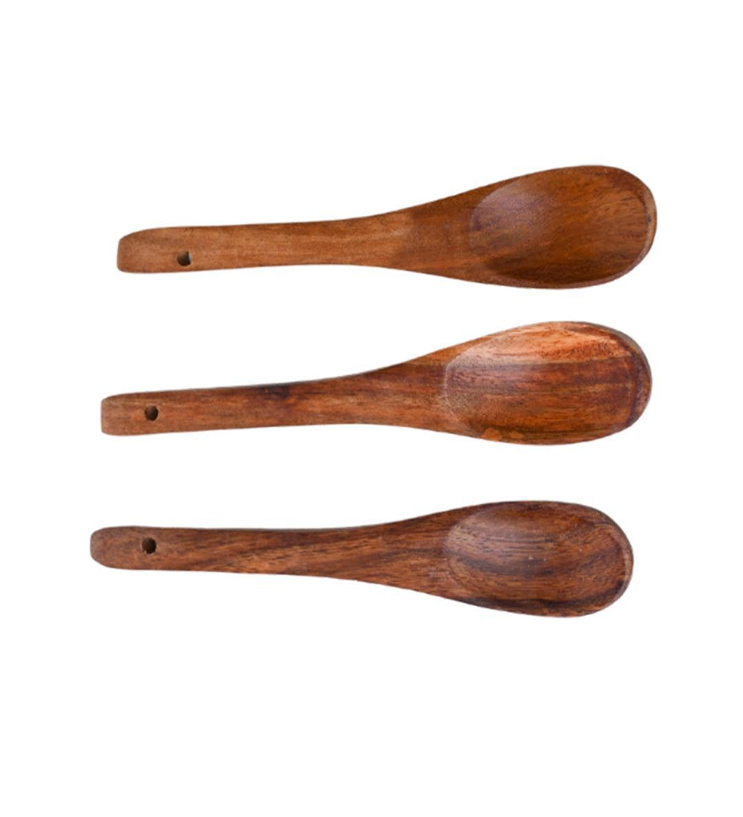 Wooden Kitchen Baking Spoons Tool Sets (Set Of 6, Matte Finish) - MARKET 99