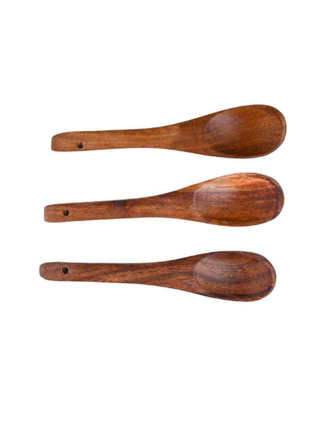 Wooden Kitchen Baking Spoons Tool Sets (Set Of 6, Matte Finish) - MARKET 99