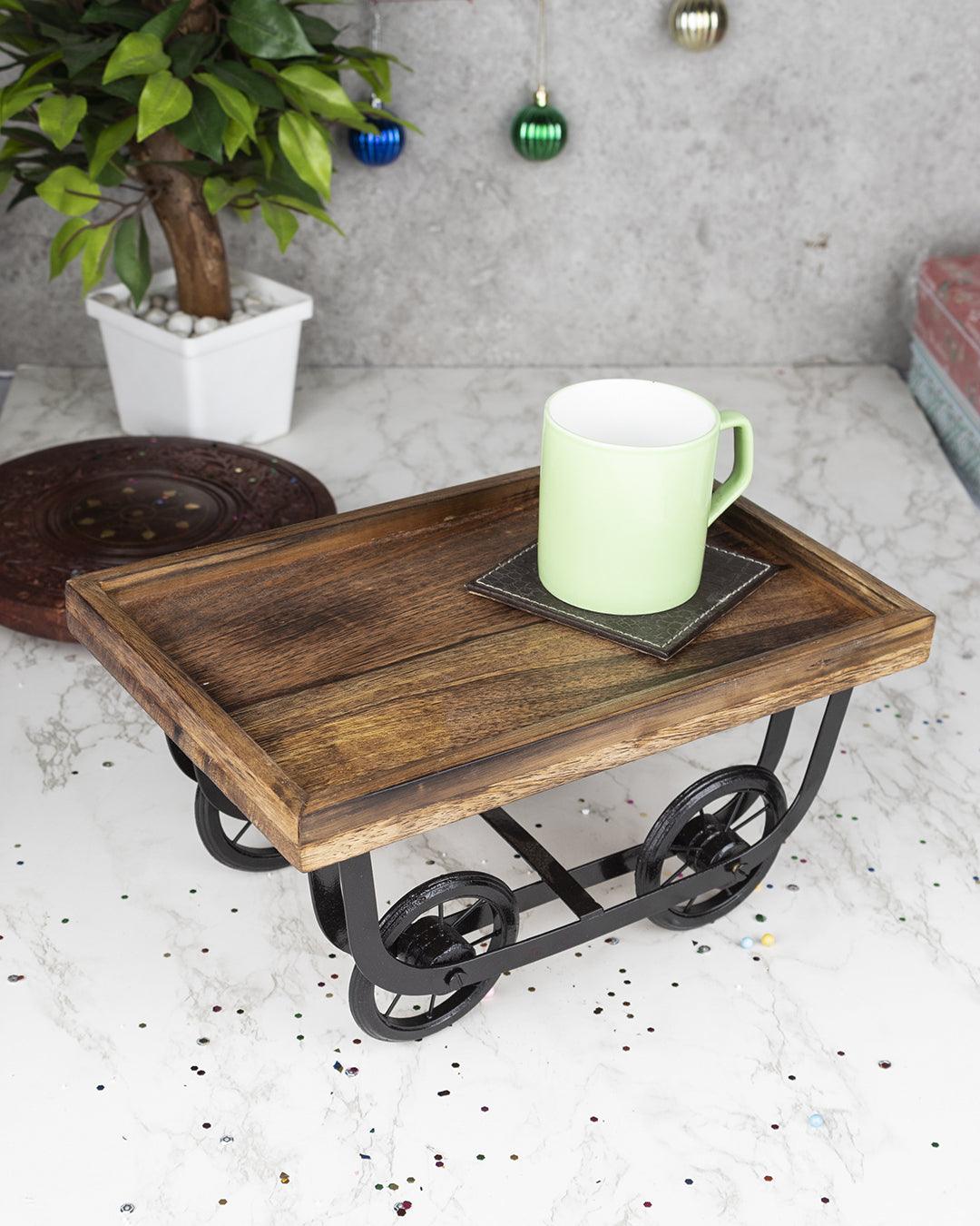 Wooden Serving Tray/Kart/Platters Thela for 'Dining Table"