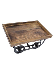 Wooden Serving Tray/Kart/Platters Thela for 'Dining Table"