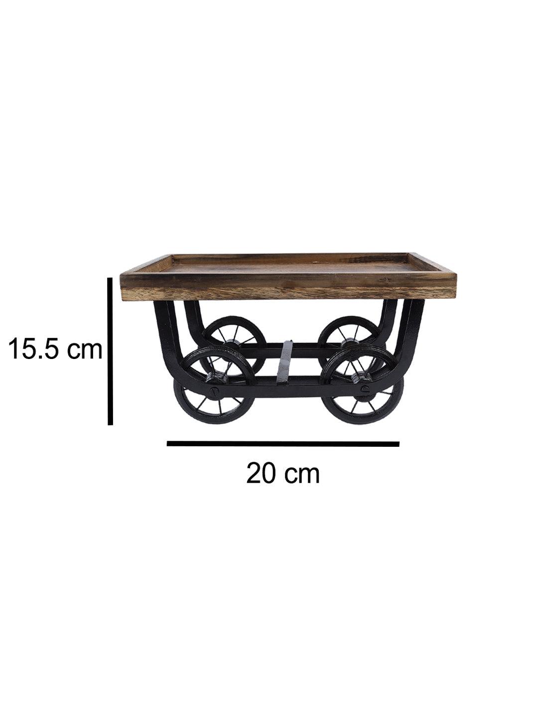 Wooden Serving Tray/Kart/Platters Thela for 'Dining Table"