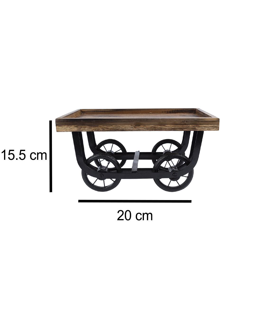 Wooden Serving Tray/Kart/Platters Thela for 'Dining Table" - MARKET 99