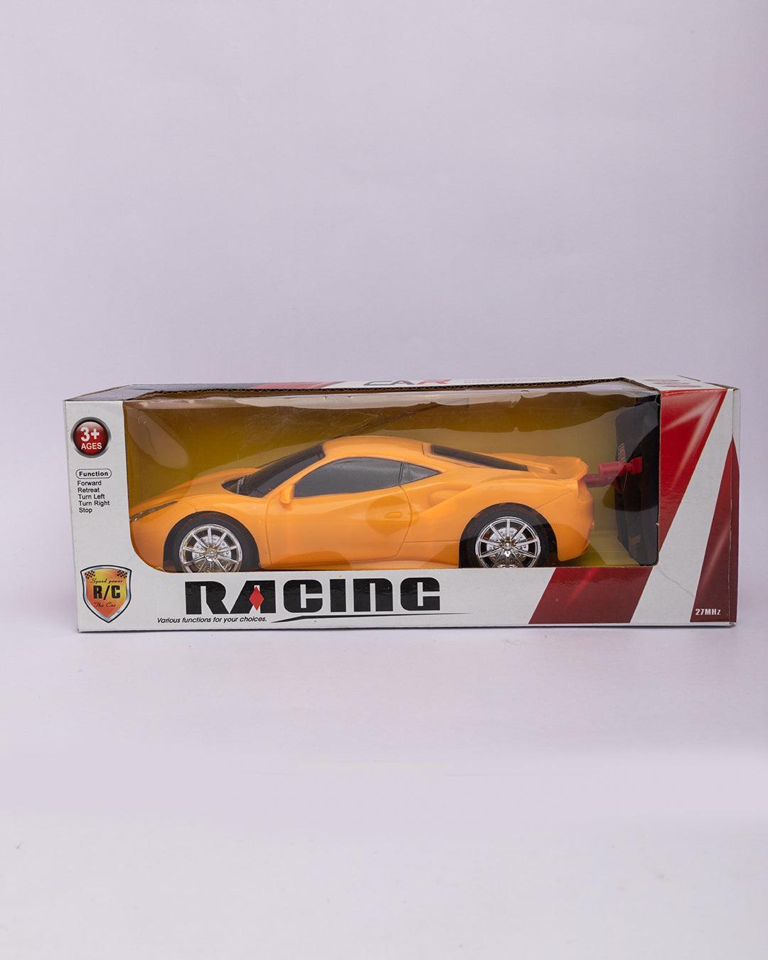 Toy Car with Remote Controller, Remote Control Car, Yellow, Plastic - MARKET99