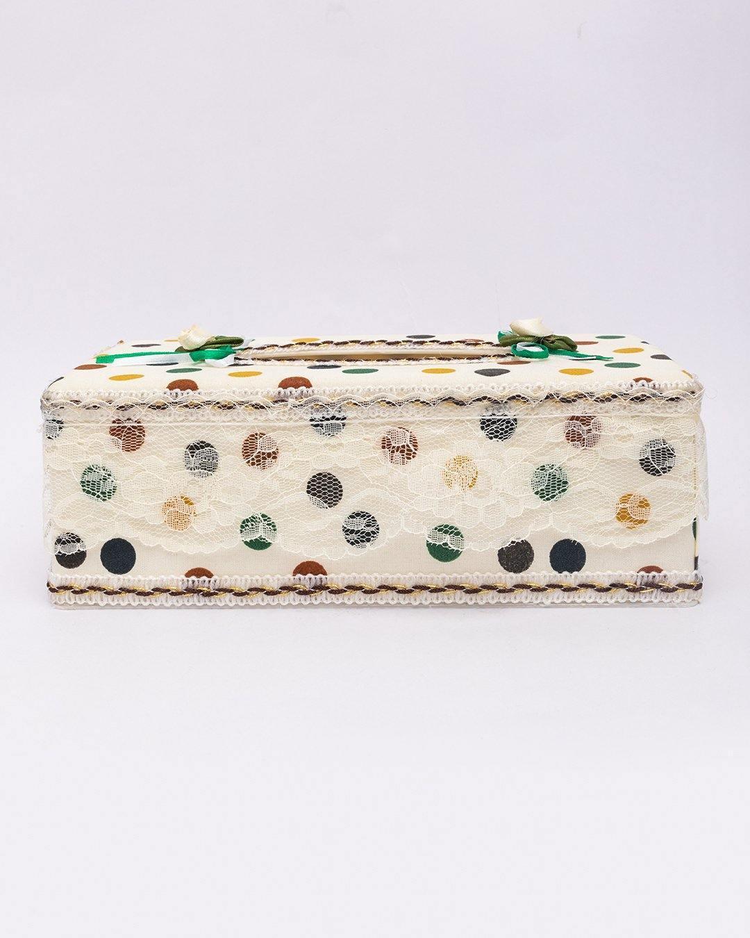 Tissue Box, Modern Design, Cream Colour, Plastic - MARKET99