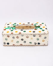 Tissue Box, Modern Design, Cream Colour, Plastic - MARKET99