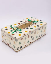 Tissue Box, Modern Design, Cream Colour, Plastic - MARKET99