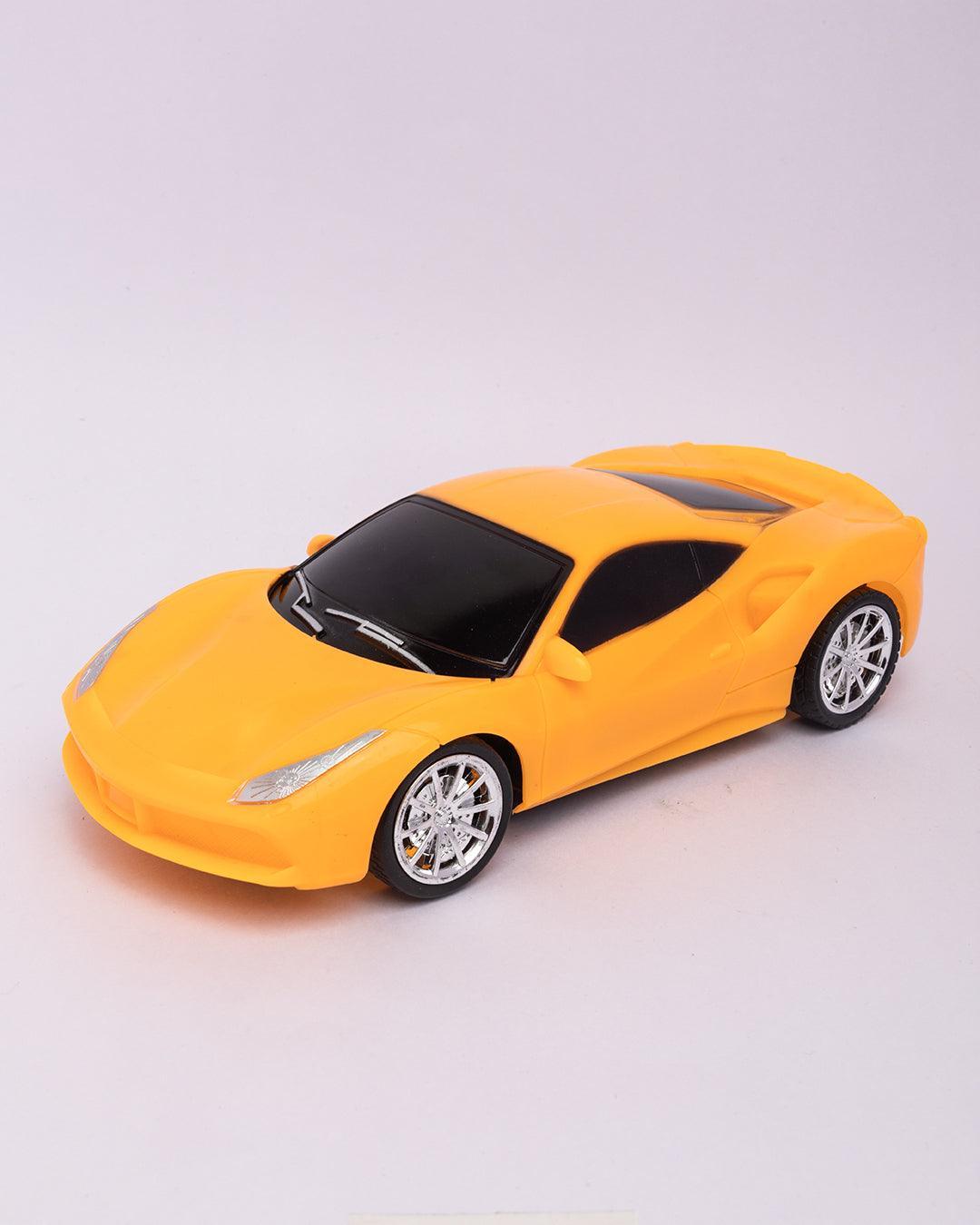 Toy Car with Remote Controller, Remote Control Car, Yellow, Plastic
